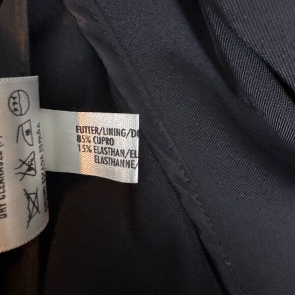 Escada Womens Black Button-Up Jacket Size 34 Long Sleeves Slim Fit Elegant Desig - Picture 10 of 12